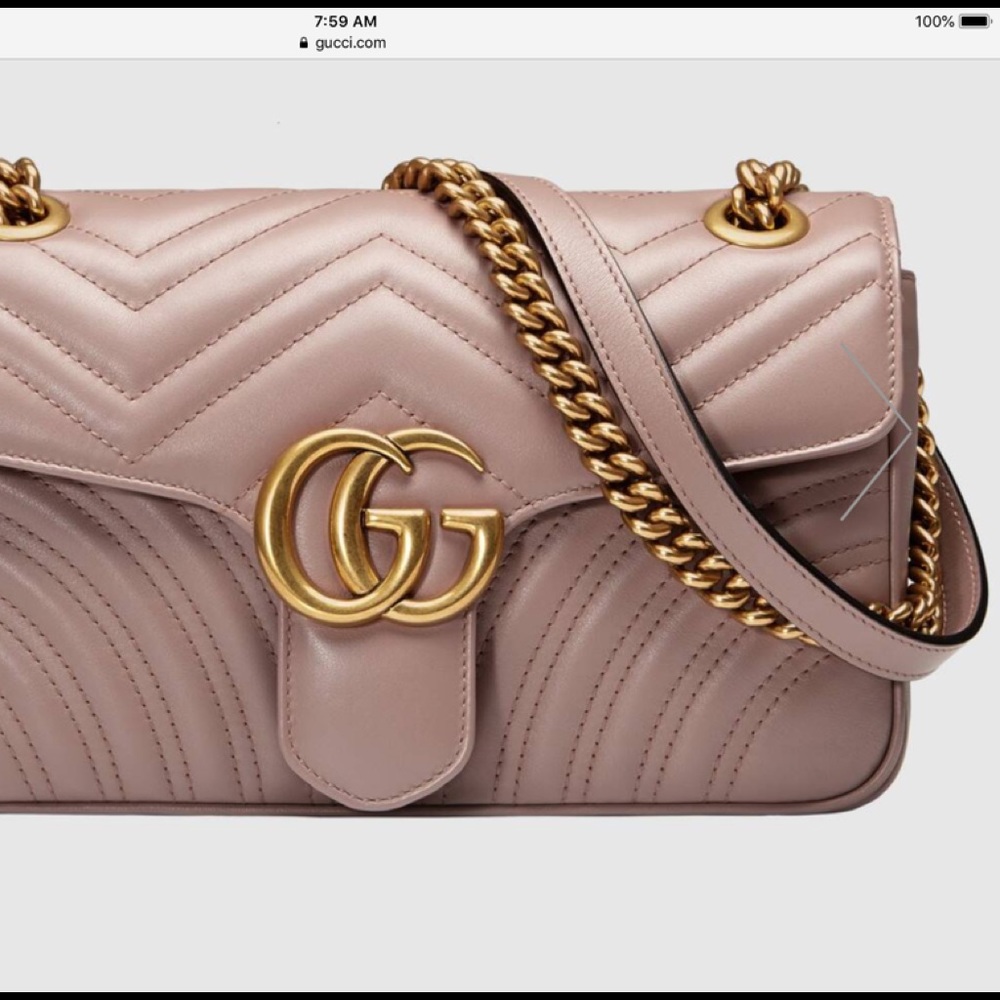 Gucci small Marmont dusty rose backordered! 💗💗💗